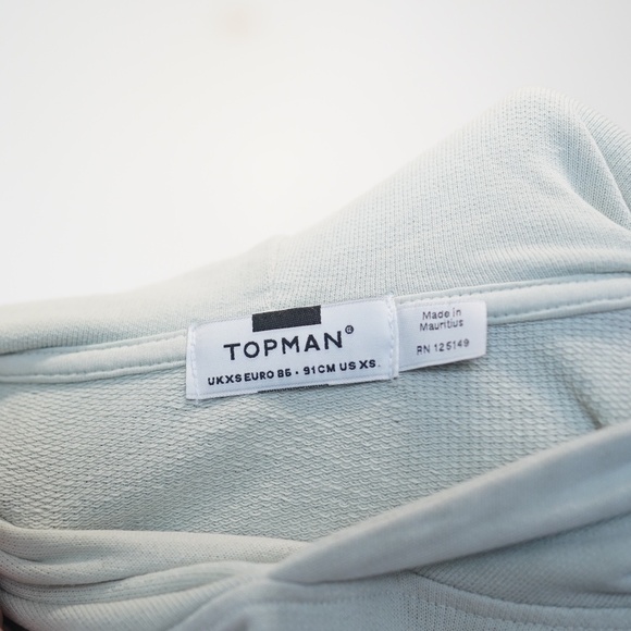 Topman Hoodie Mint Gray - Picture 5 of 5